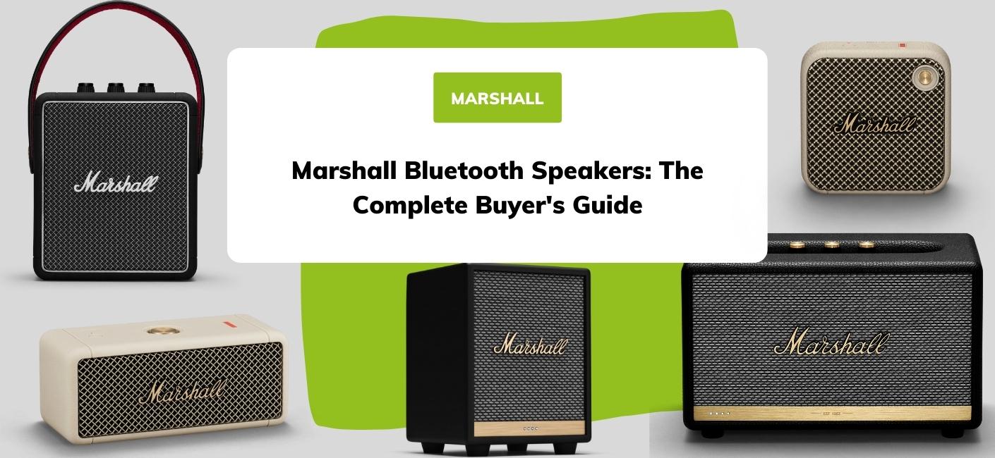 Marshall Stockwell Noir - Enceintes Bluetooth portables