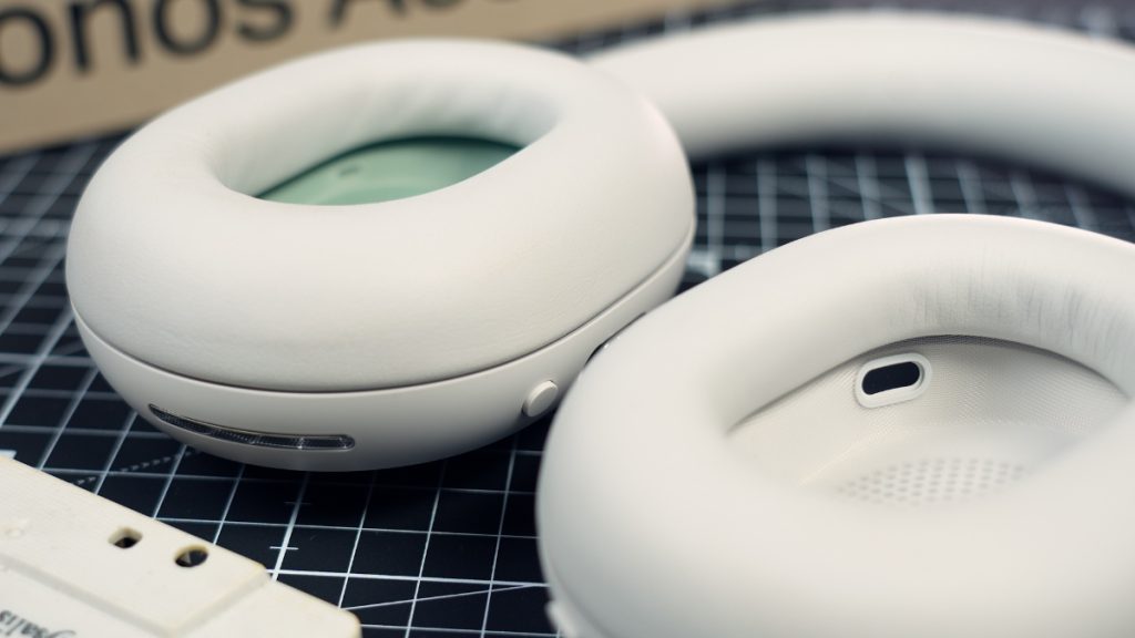 Closeup of the Sonos Ace earcups