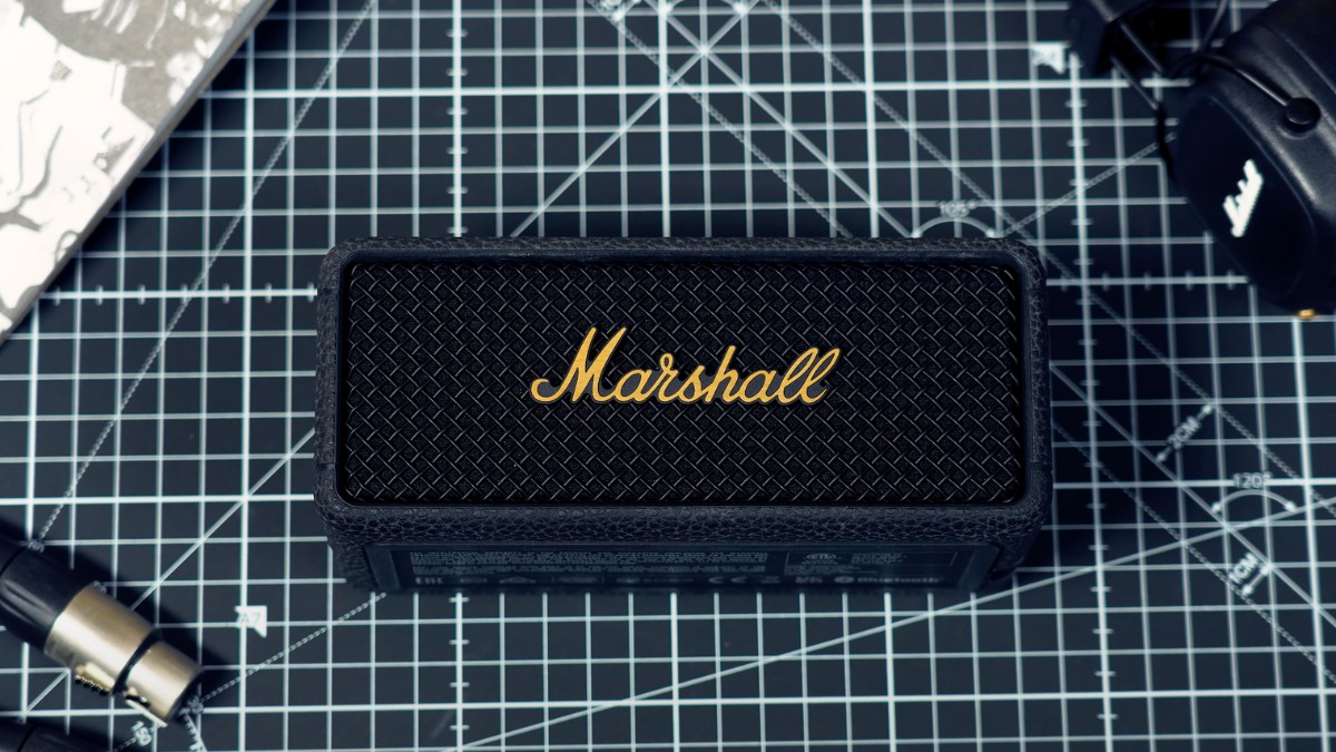 Marshall Emberton III close-up grille