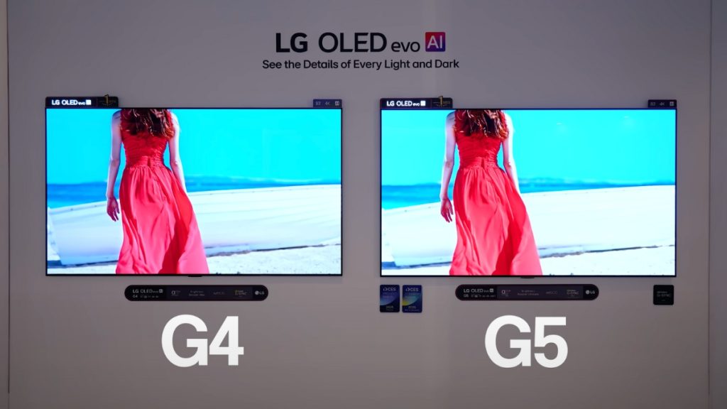 lg g4 next to the lg g5