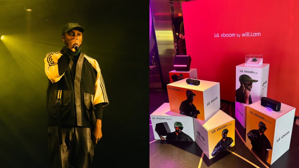 will.i.am at CES 2025 launch event