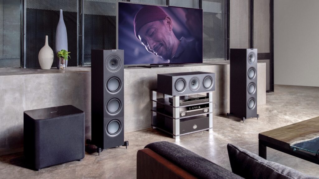 KEF wired home cinema system