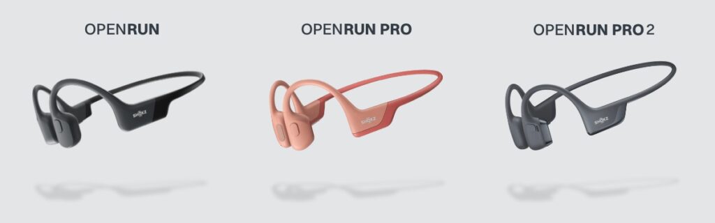 Shokz OpenRun Headphone Lineup 